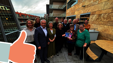 vertegenwoordiging van alle corporaties en gemeente Apeldoorn