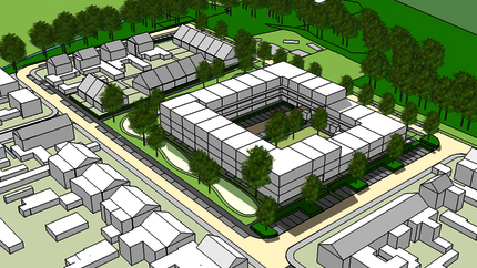nieuwbouw tekening dn berg