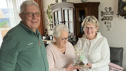 Beste buren op foto mevrouw penninkhof en Andre en Jolanthe