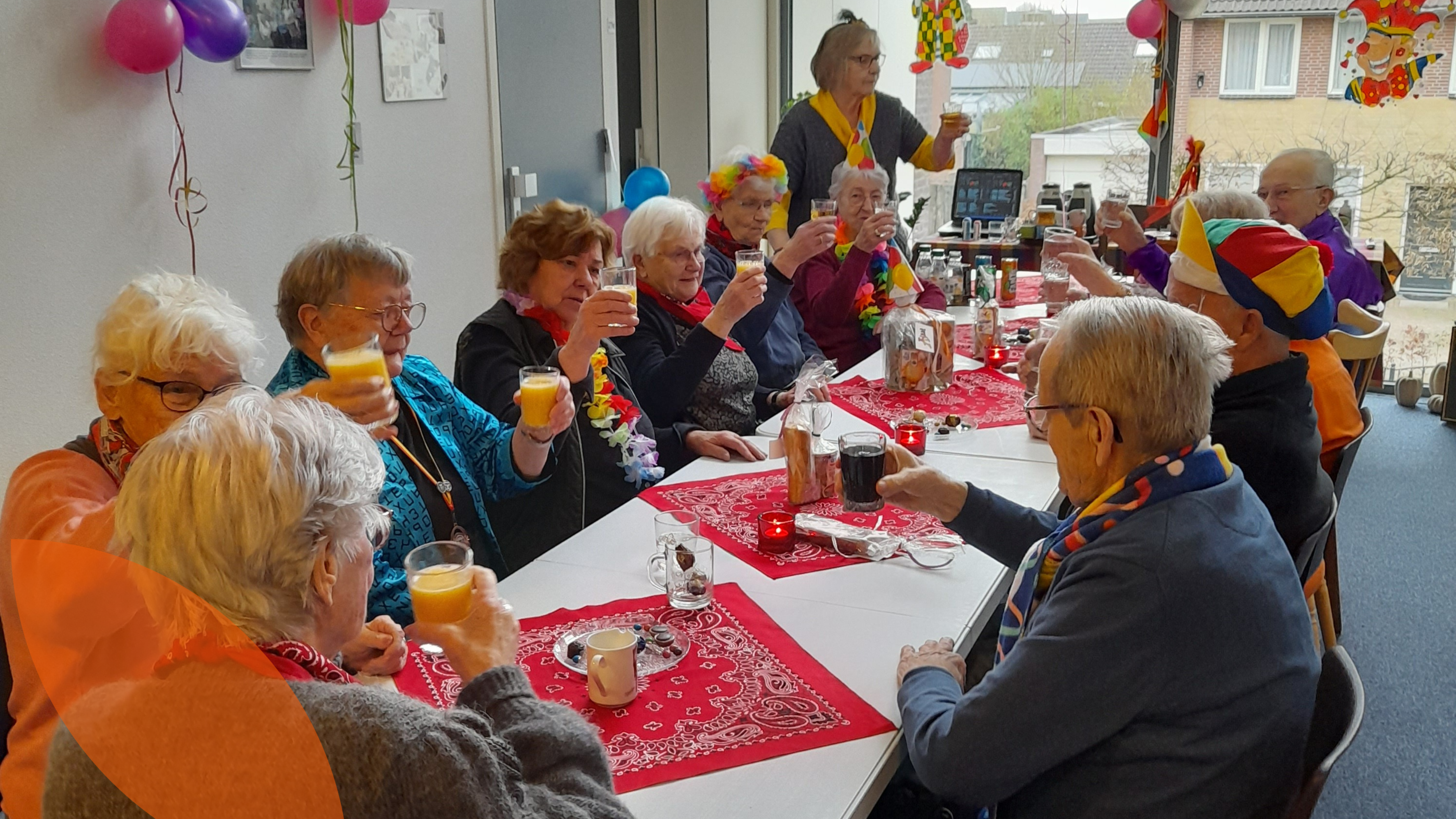 Bewoners in Zeeland tijdens activiteit